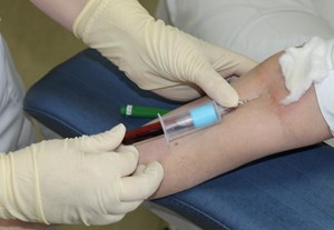 Забор крови для исследования