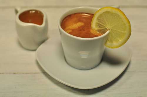 Кофе с лимонои